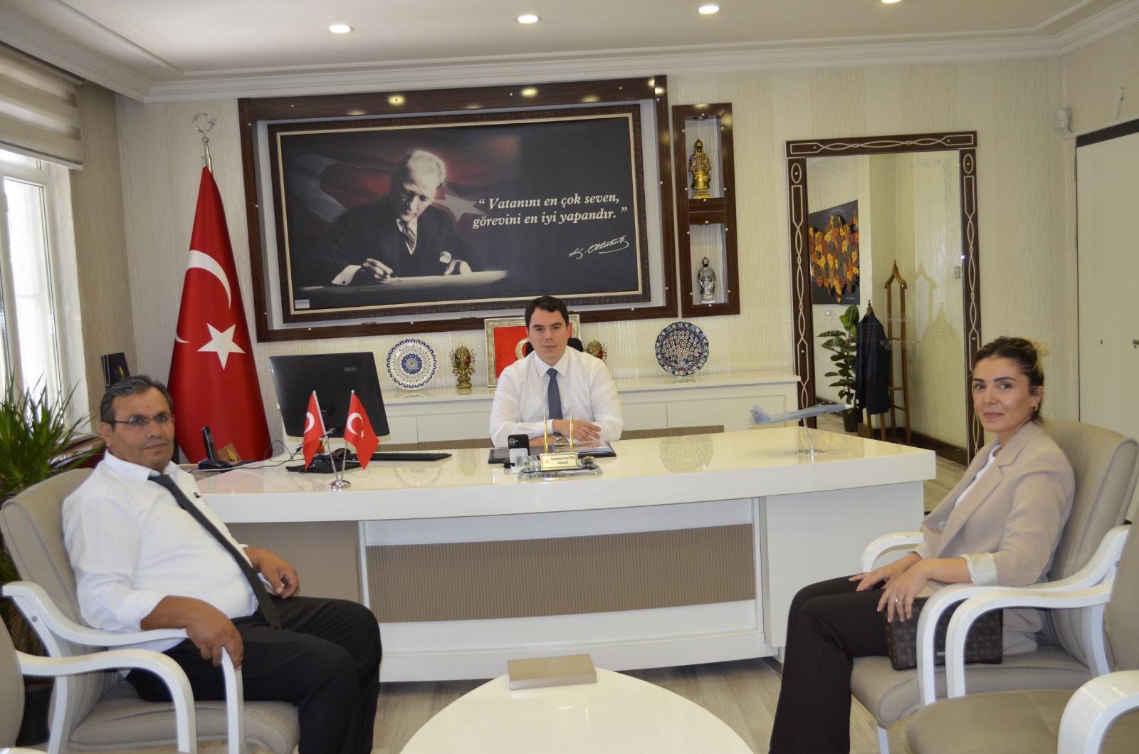 Suruç MYO'dan Suruç Kaymakamı Sayın Muhammed Furkan Tuna'ya Hayırlı Olsun Ziyareti